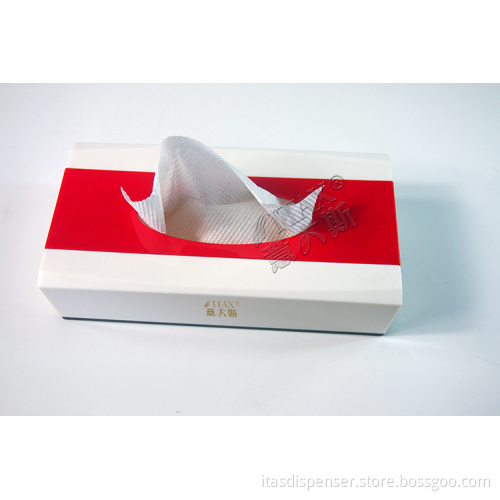 ABS Plastic Table top Face Tissue Box Paper holder facial pepal dispenser square multicolor simple paper box use friendly